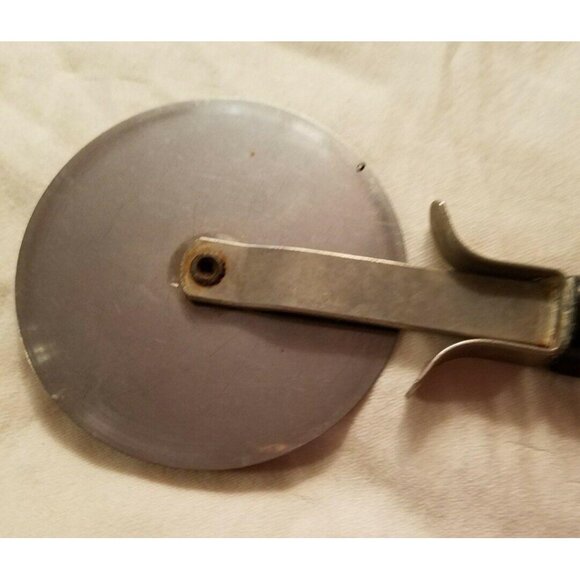 Ekco Pizza Cutter Blade 2 5/8" Diameter 8" USA Stainless Steel Black #3 - Picture 7 of 7